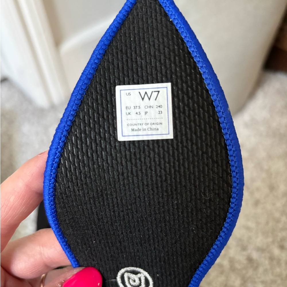 Rothy's Women's Black and Blue Flats - Picture 8 of 12